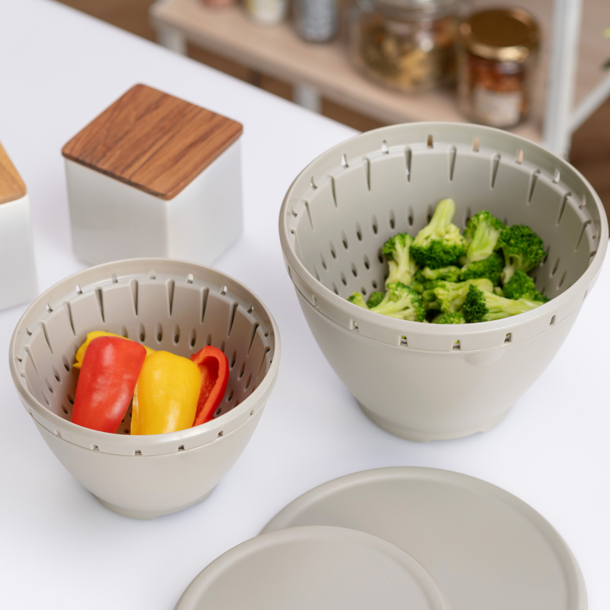 RISU（リス） ザル・ボウル 6点セット SOLOW ボール・コランダーセット