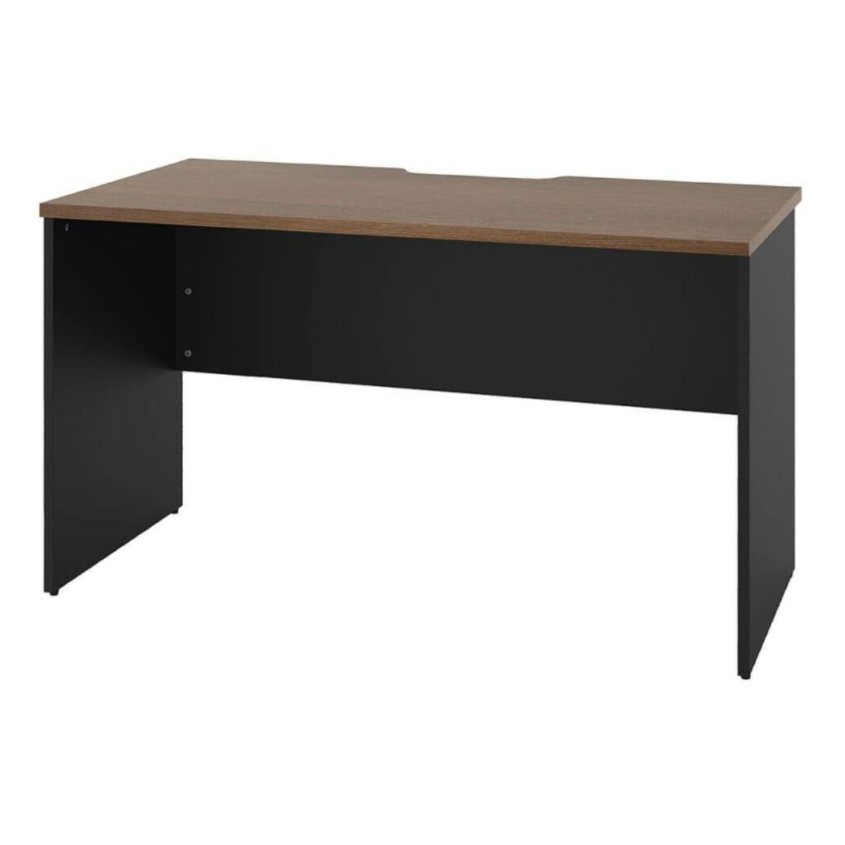 ほぼ新品✨ブラウン×ブラック パソコンデスク 幅120 奥行60 アール・エフ・ヤマカワ オフィスデスク 幅120×奥行60cm 木製 PLANN