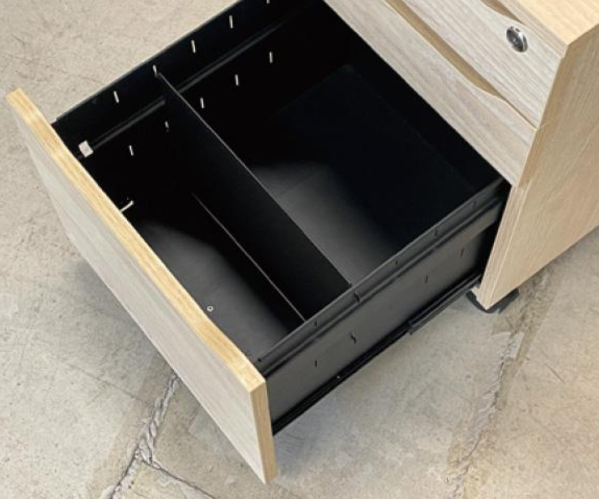 アール・エフ・ヤマカワ デスクワゴン キャスター付 高さ59cm