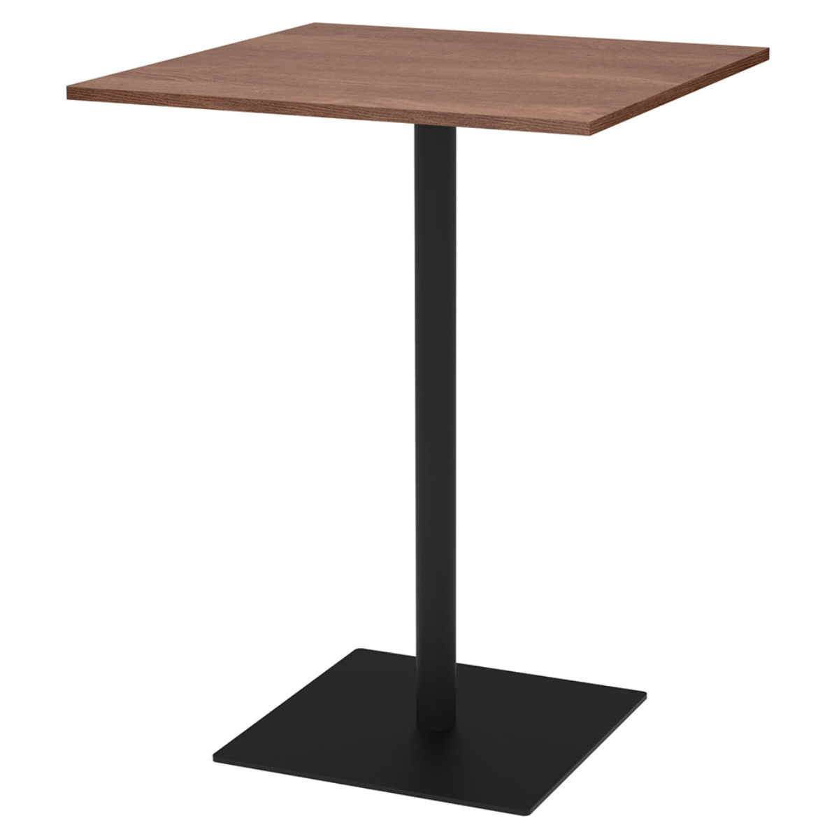 カフェテーブル 角形 ハイタイプ 幅75×奥行75×高さ100cm リスタ （ 法人限定 オフィス カフェ ラウンジ テーブル コンパクト 木目調 ） | アール・エフ・ヤマカワ | 03