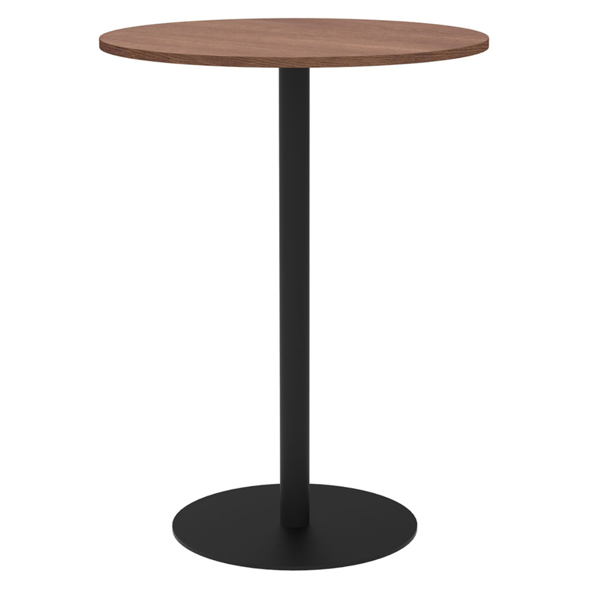 カフェテーブル 円形 ハイタイプ 直径75cm 高さ100cm リスタ （ 法人限定 丸 ラウンドテーブル オフィス カフェ ラウンジ テーブル コンパクト 木目調 ） | アール・エフ・ヤマカワ | 10