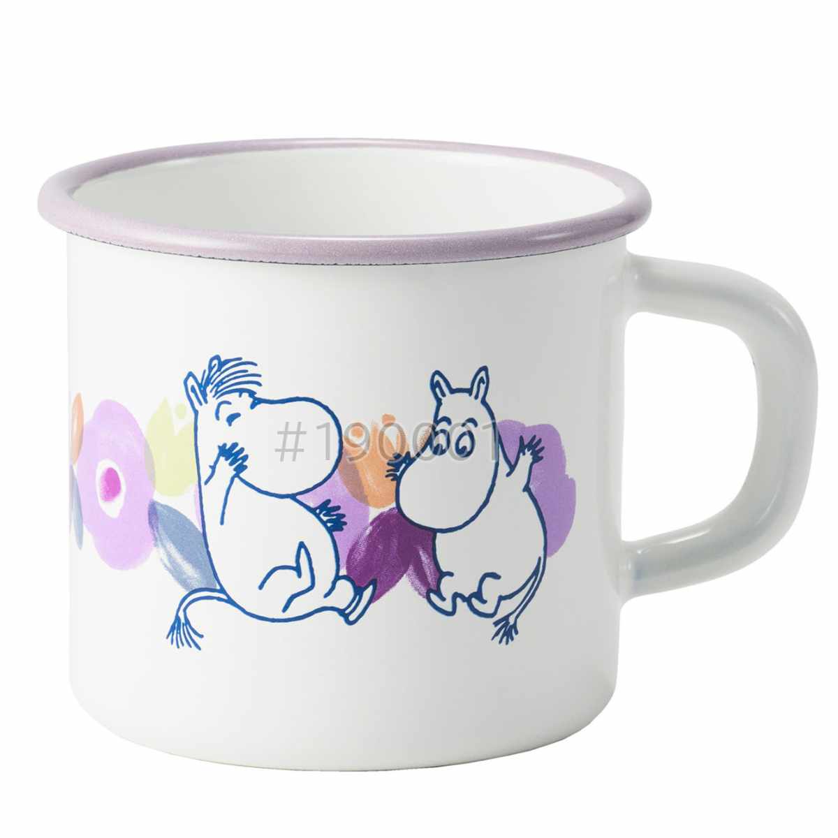 富士ホーロー マグカップ 270ml ムーミンフラワーガーデン ホーロー