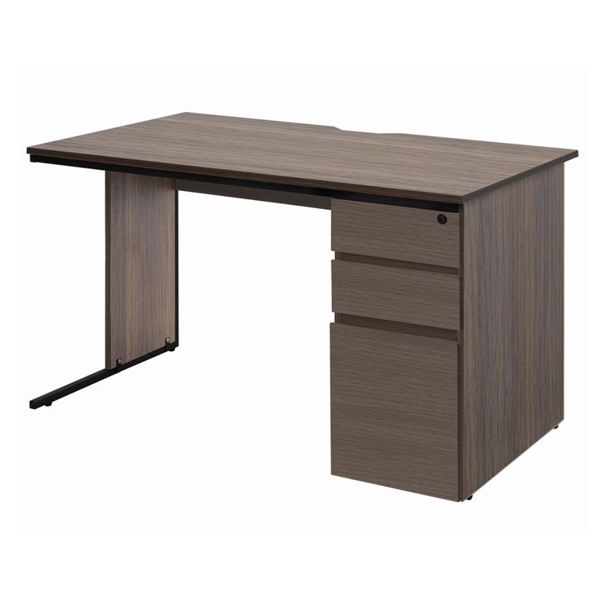 アール・エフ・ヤマカワ ワークデスク 幅120×奥行70cm 片袖机 メラミン