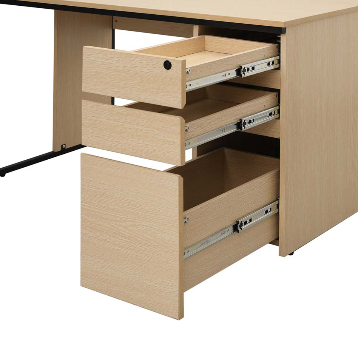 アール・エフ・ヤマカワ ワークデスク 幅120×奥行70cm 片袖机 メラミン