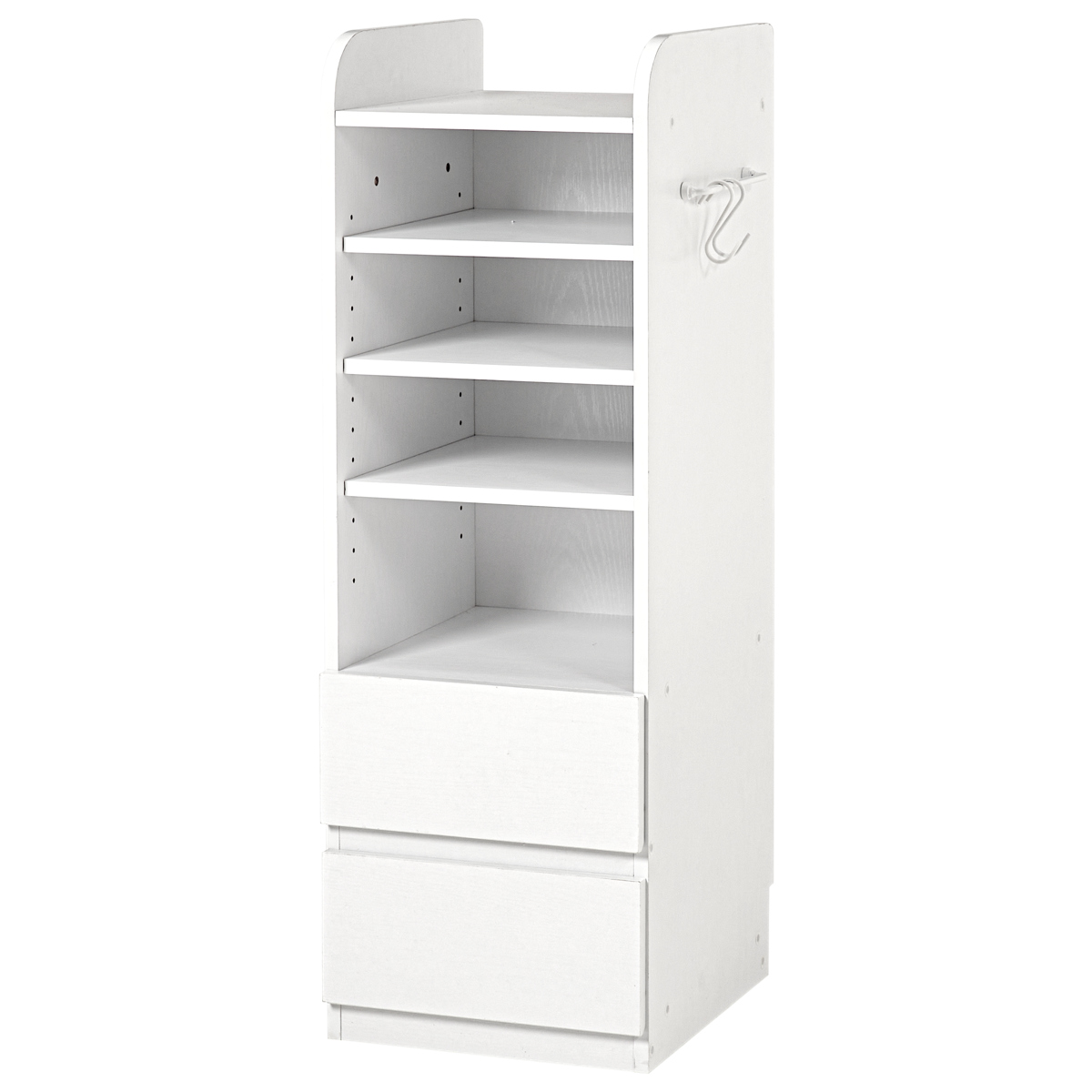 HAGiHARA（萩原） ランドセルラック 幅35cm Bタイプ 可動棚3枚 連結