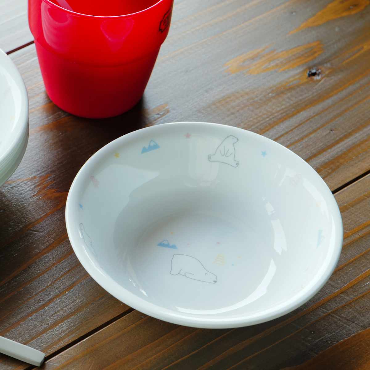 パール金属 ボウル 13.5cm CORELLE コレール シロクマ 強化
