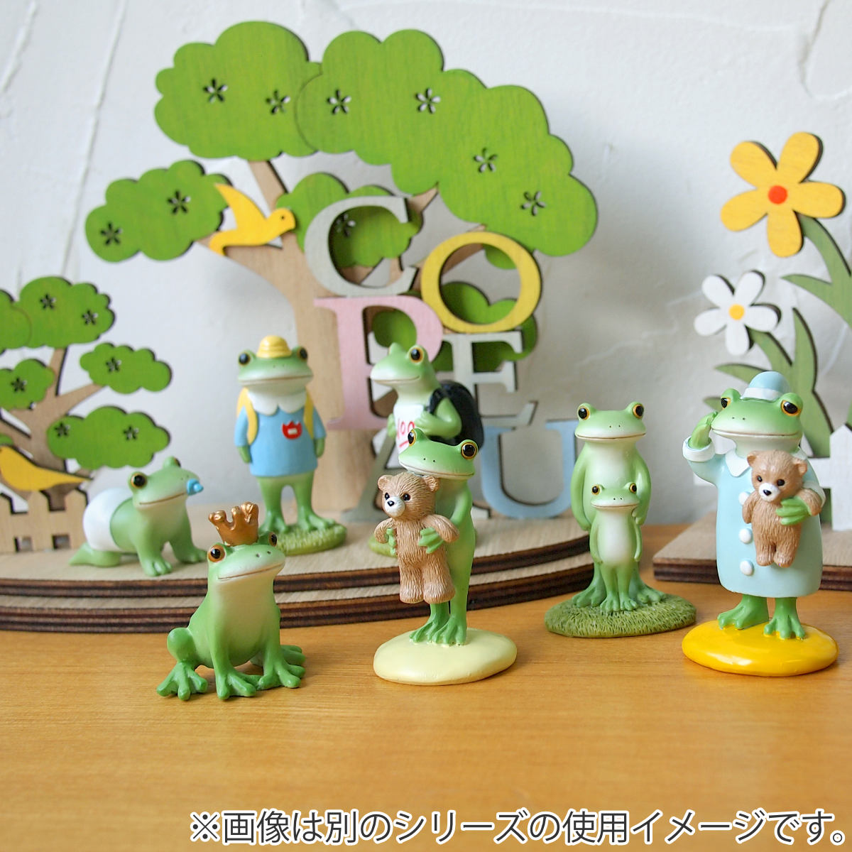 コポー お魚くわえたのらねこ カエル 置物 （ Copeau 置き物