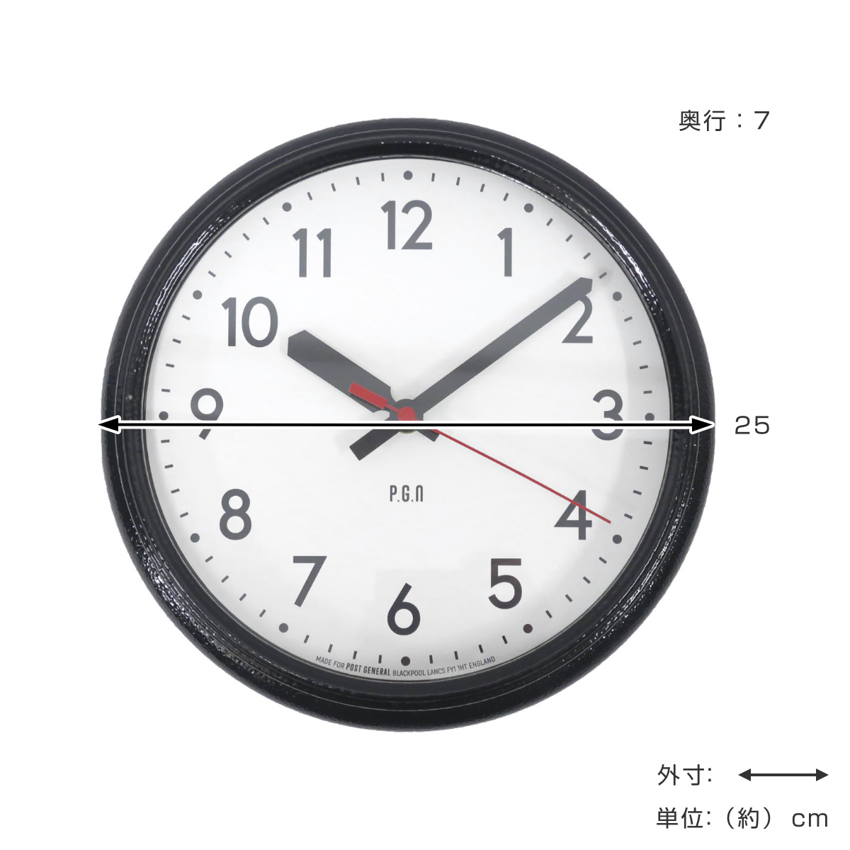 POST GENERAL 掛け時計 ポストジェネラル スクールハウスウォール