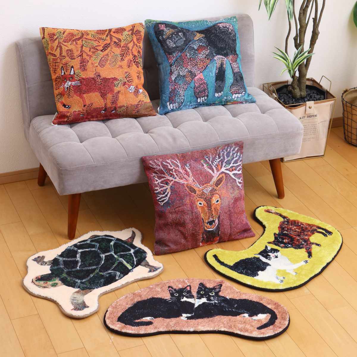 Creer クッションカバー アトリエKOTETSU ジャガードクッションカバー