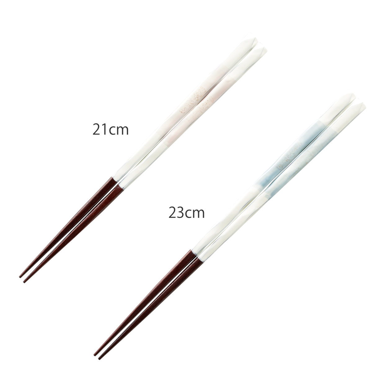 箸 21cm 23cm 霧氷 木製 （ お箸 はし おはし ハシ カトラリー 日本製