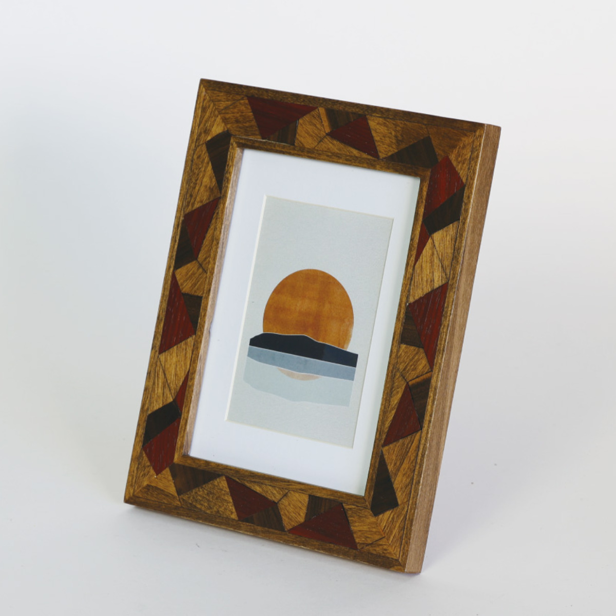 magnet フォトフレーム SWE-08 2L判 木製 （ フォトスタンド 写真立て