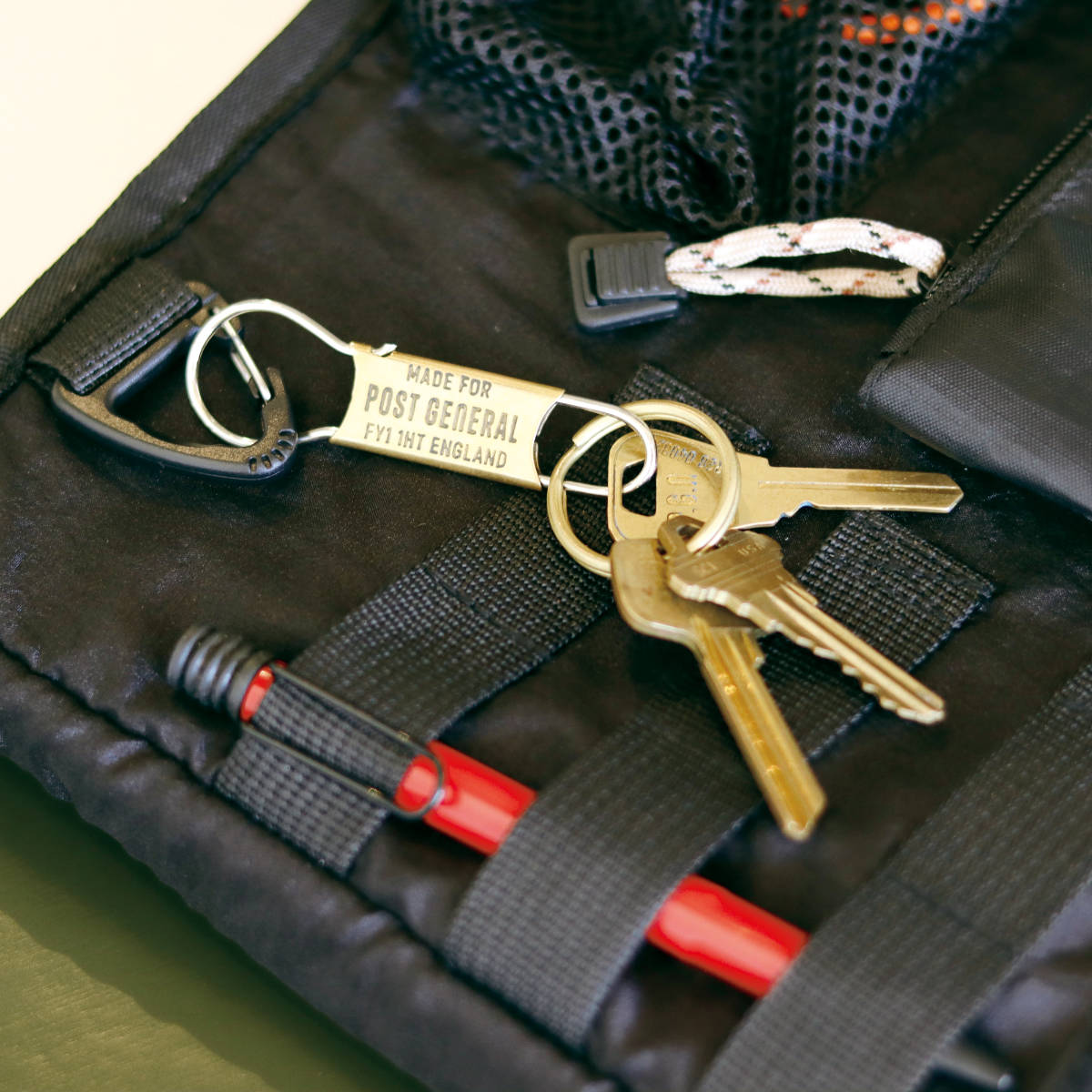 creer（クレエ） キーホルダー POST GENERAL ブラス キーホルダー