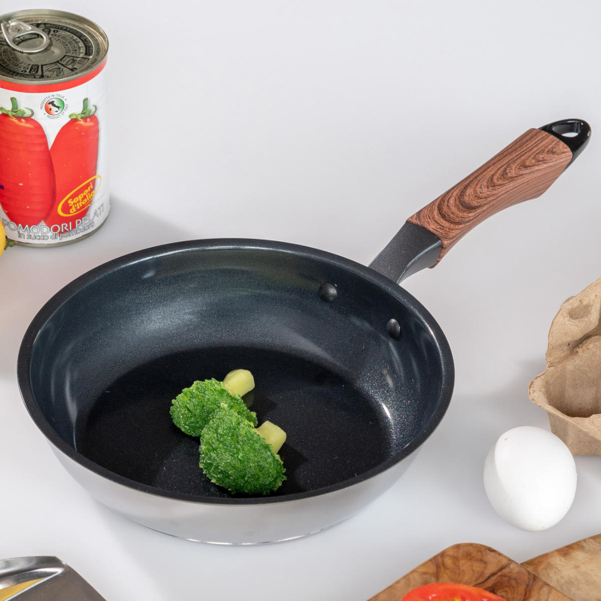 北陸アルミニウム フライパン 20cm IH対応 セラミックコート