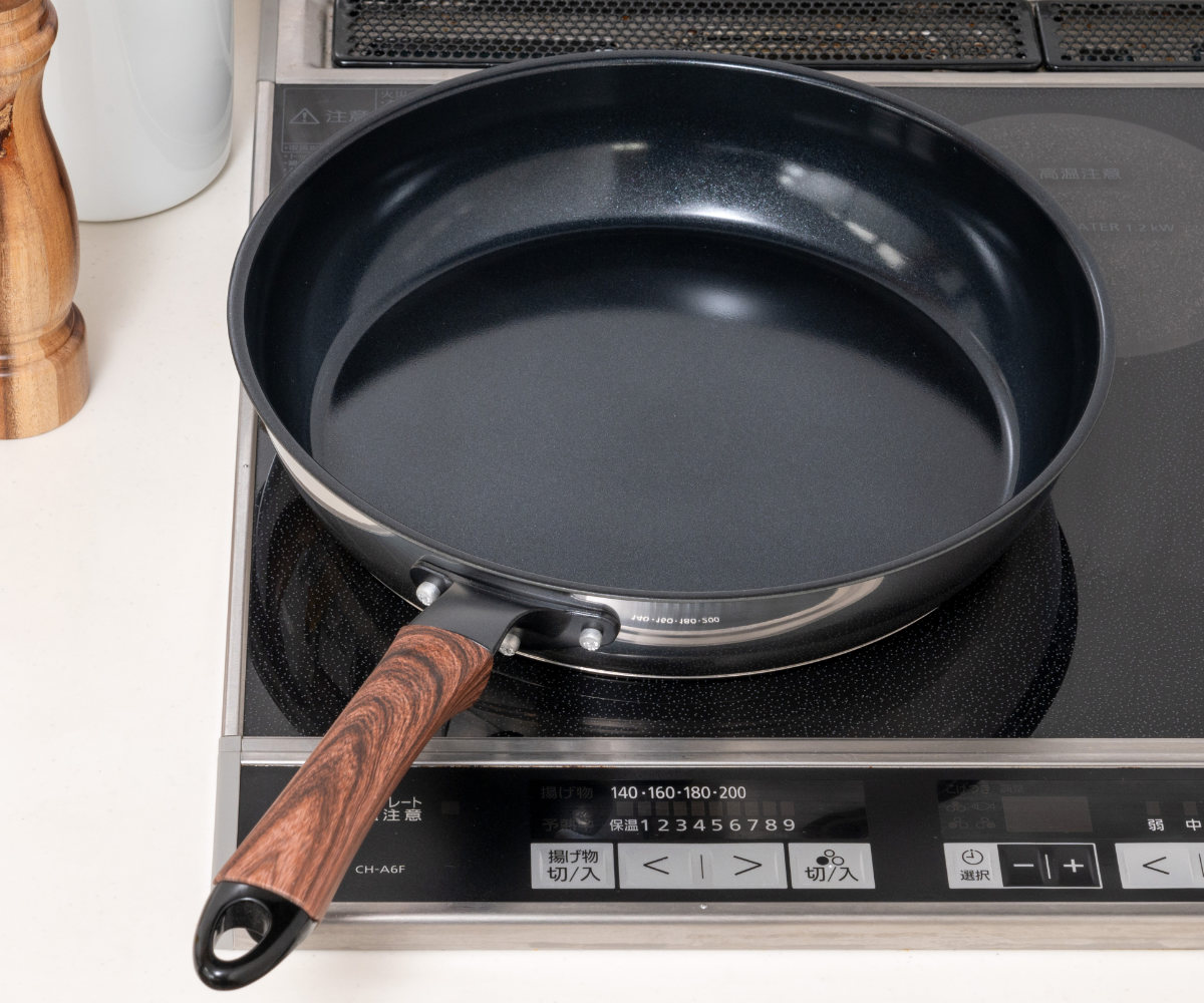 北陸アルミニウム フライパン 28cm 深型 IH対応 セラミックコート