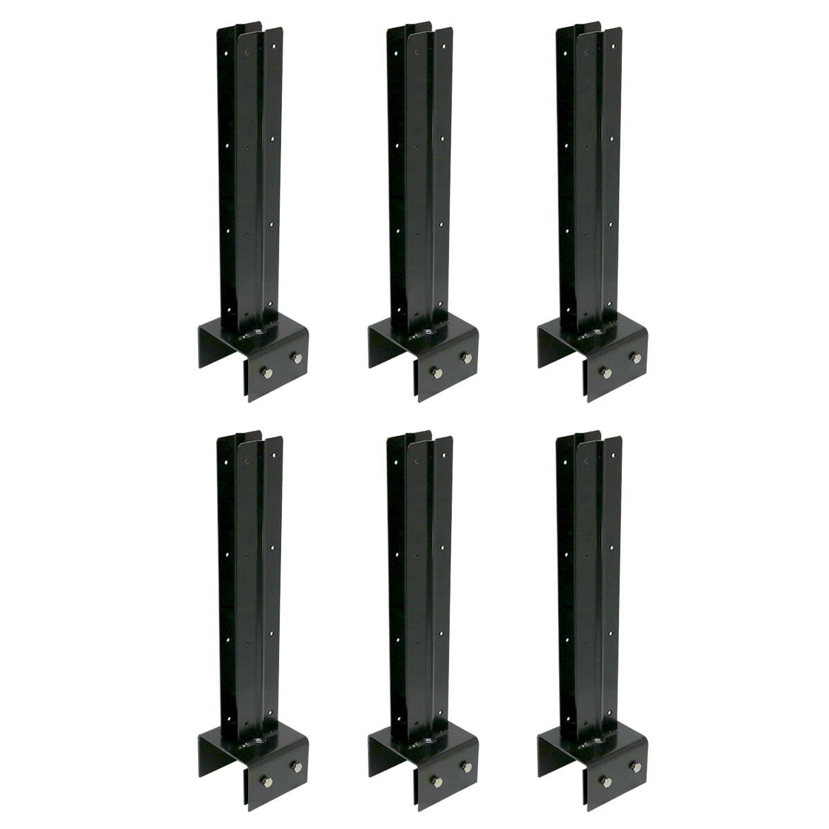 固定金具 ブロック用 連結用 15cm ラティス フェンス用 6個 （ 部品