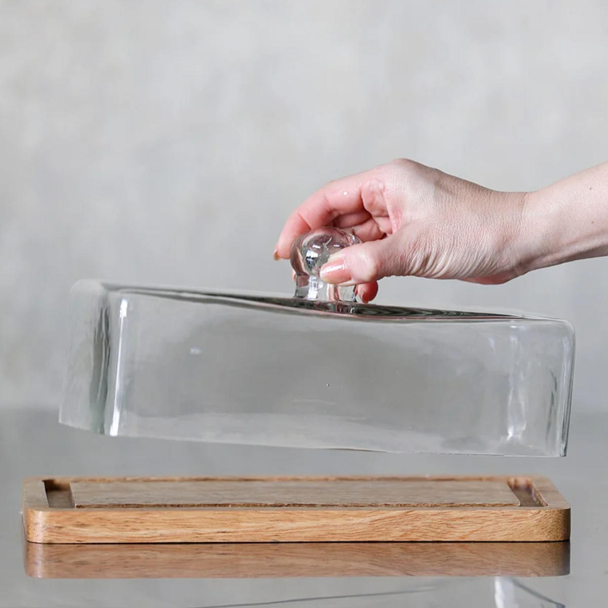 magnet ガラスカバー WAFFELS COVER スクエア （ ケーキドーム ガラス