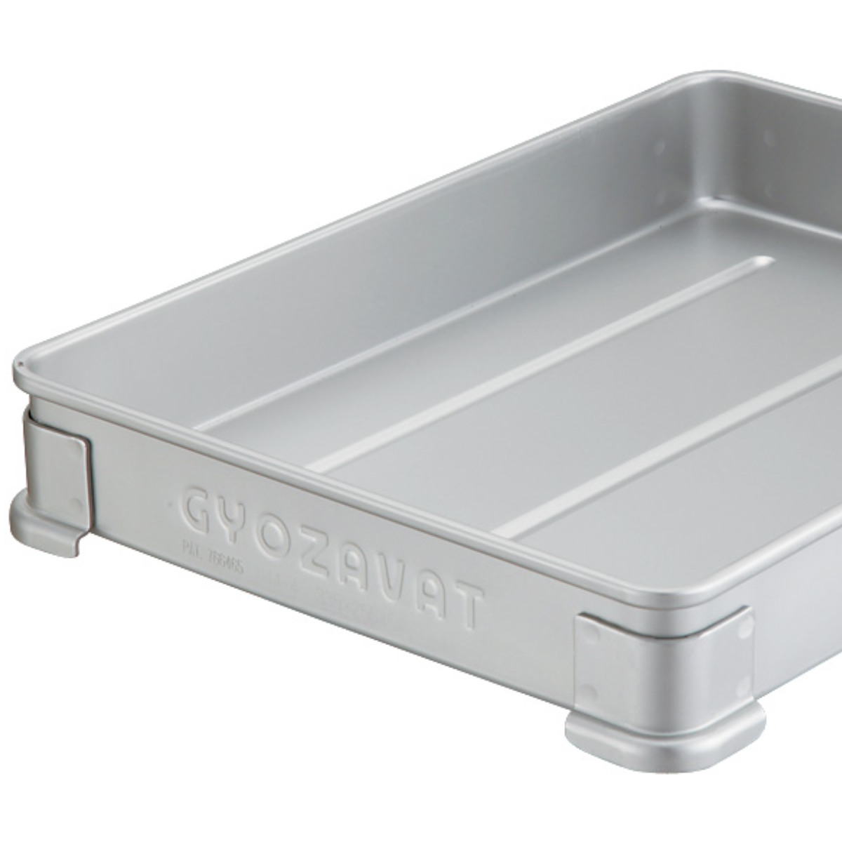 バット 餃子バット 新コーナー 小 中尾アルミ （ 調理用バット 餃子用