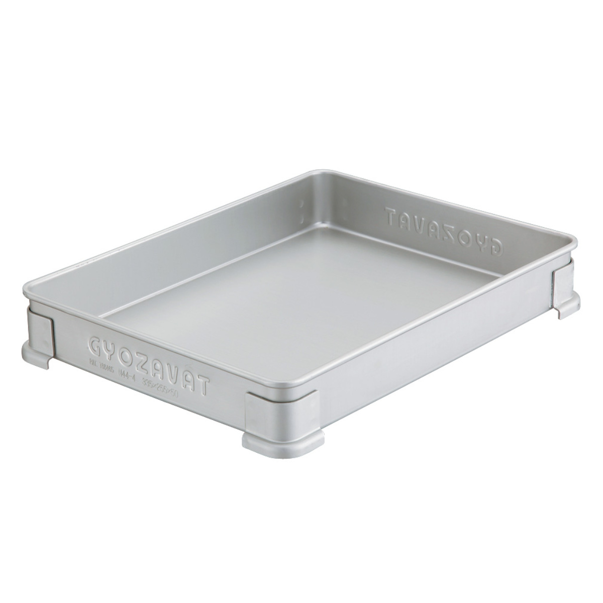 バット 餃子バット 新コーナー 小 中尾アルミ （ 調理用バット 餃子用