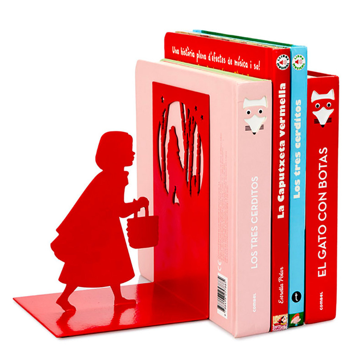 アントレックス ブックエンド balvi リトルレッド 赤ずきん 倒れない