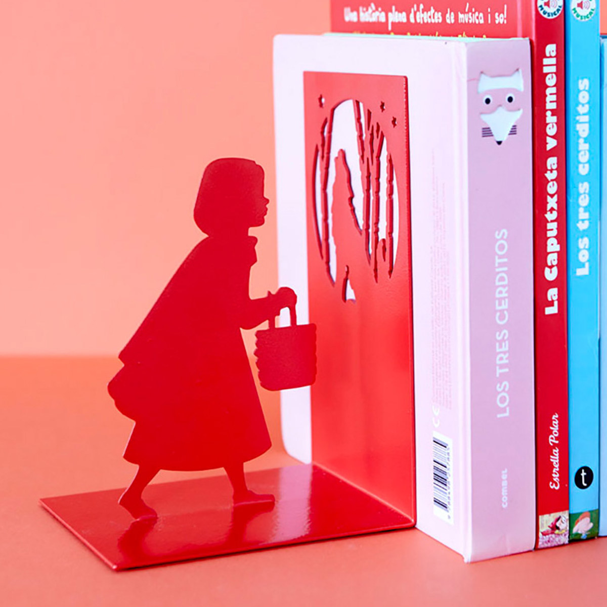 アントレックス ブックエンド balvi リトルレッド 赤ずきん 倒れない