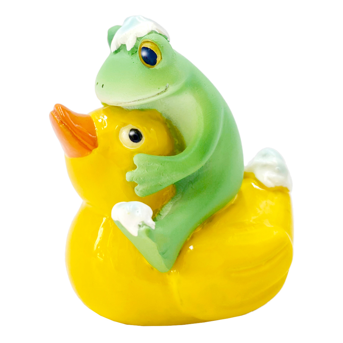 コポー アヒルとお風呂 カエル 置物 （ Copeau 置き物 コポタロウ