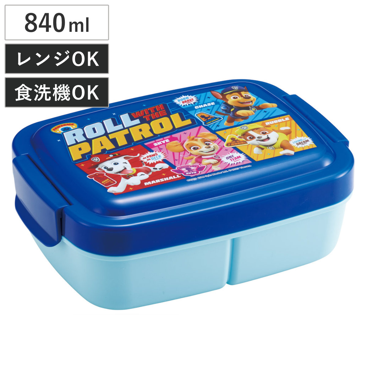 スケーター 弁当箱 1段 840ml キッズランチボックス パウ・パトロール