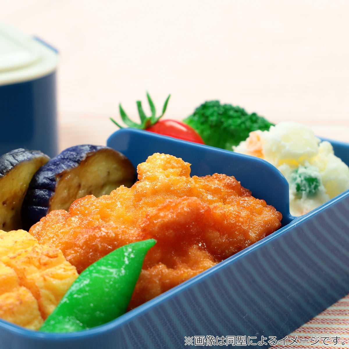 スケーター 弁当箱 2段 600ml 2段ふわっと弁当 クロミ 水彩コスメ