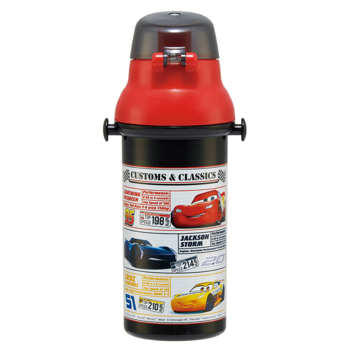 スケーター 水筒 480ml 抗菌直飲プラボトル カーズ25 （ カーズ 子供用