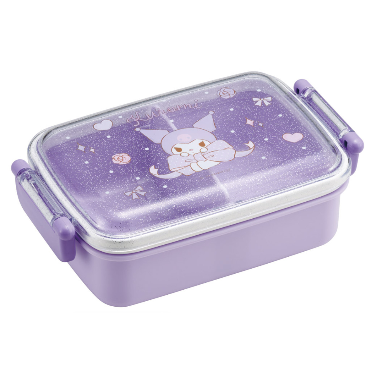 スケーター 弁当箱 1段 450ml 抗菌ふわっとタイトランチ クロミ