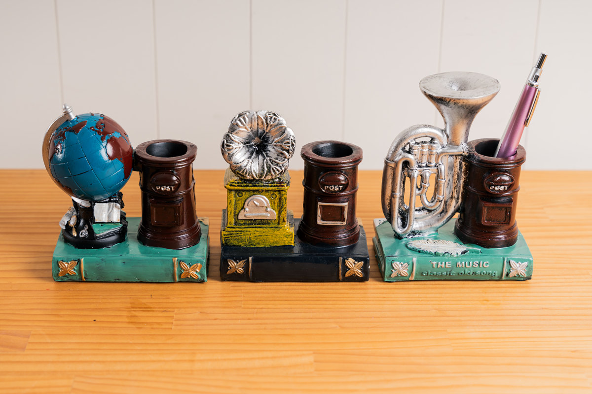 アンファンス ペン立て アンティーク ペンスタンド ユーフォニアム