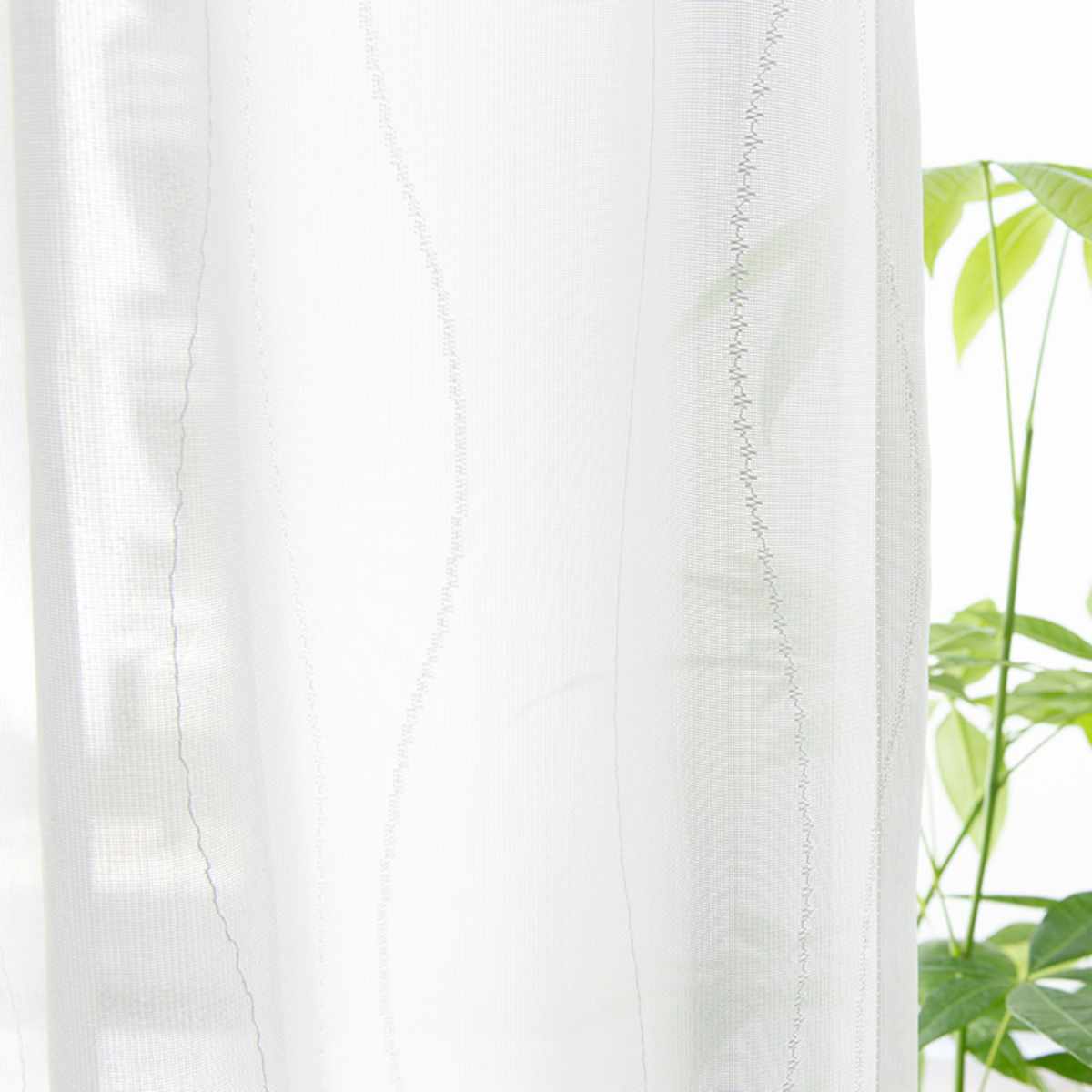レースカーテン オーダーカーテン 防炎 Fiore スラン 幅200cm×丈251〜300cm 1枚 （ ユニベール レース カーテン オーダー 1cm単位 オーダーメイド 防炎加工 ）_8