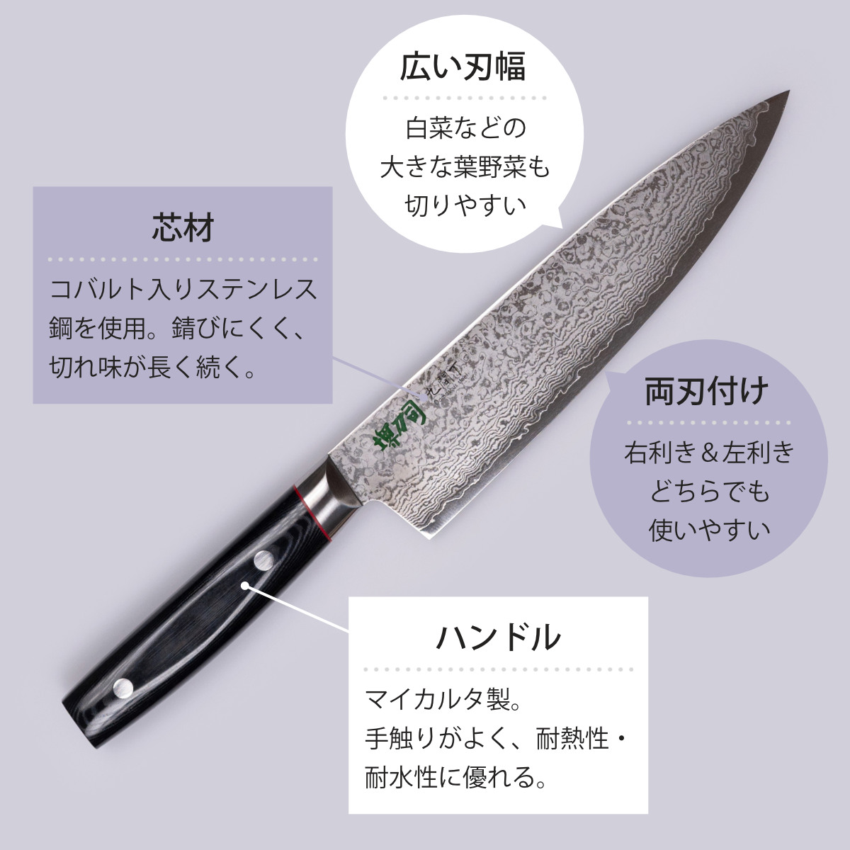 Amazon｜J-kitchens 包丁 日本製 牛刀 200mm Number 191981