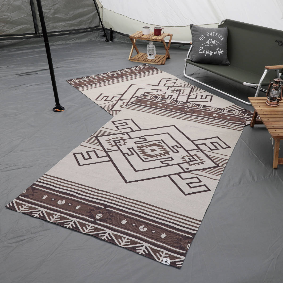 CAPTAIN STAG（キャプテンスタッグ） レジャーシート インド