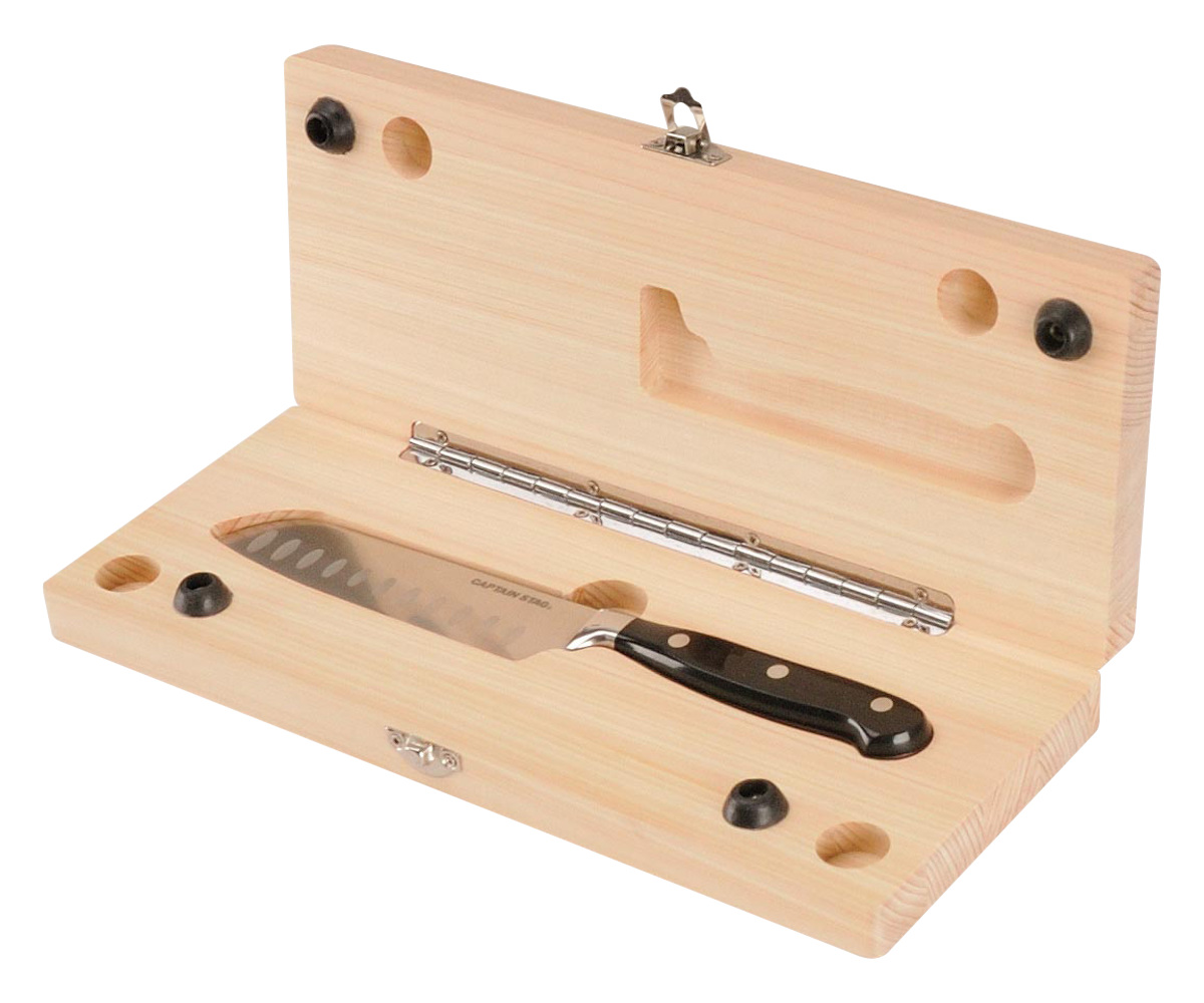 CAPTAIN STAG（キャプテンスタッグ） ウッドディグ ひのきまな板包丁