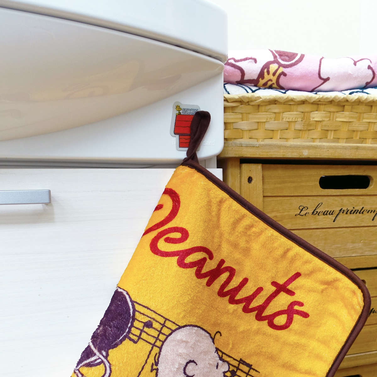 マルチマット スヌーピー 洗面マット 38×58cm （ SNOOPY バスマット お