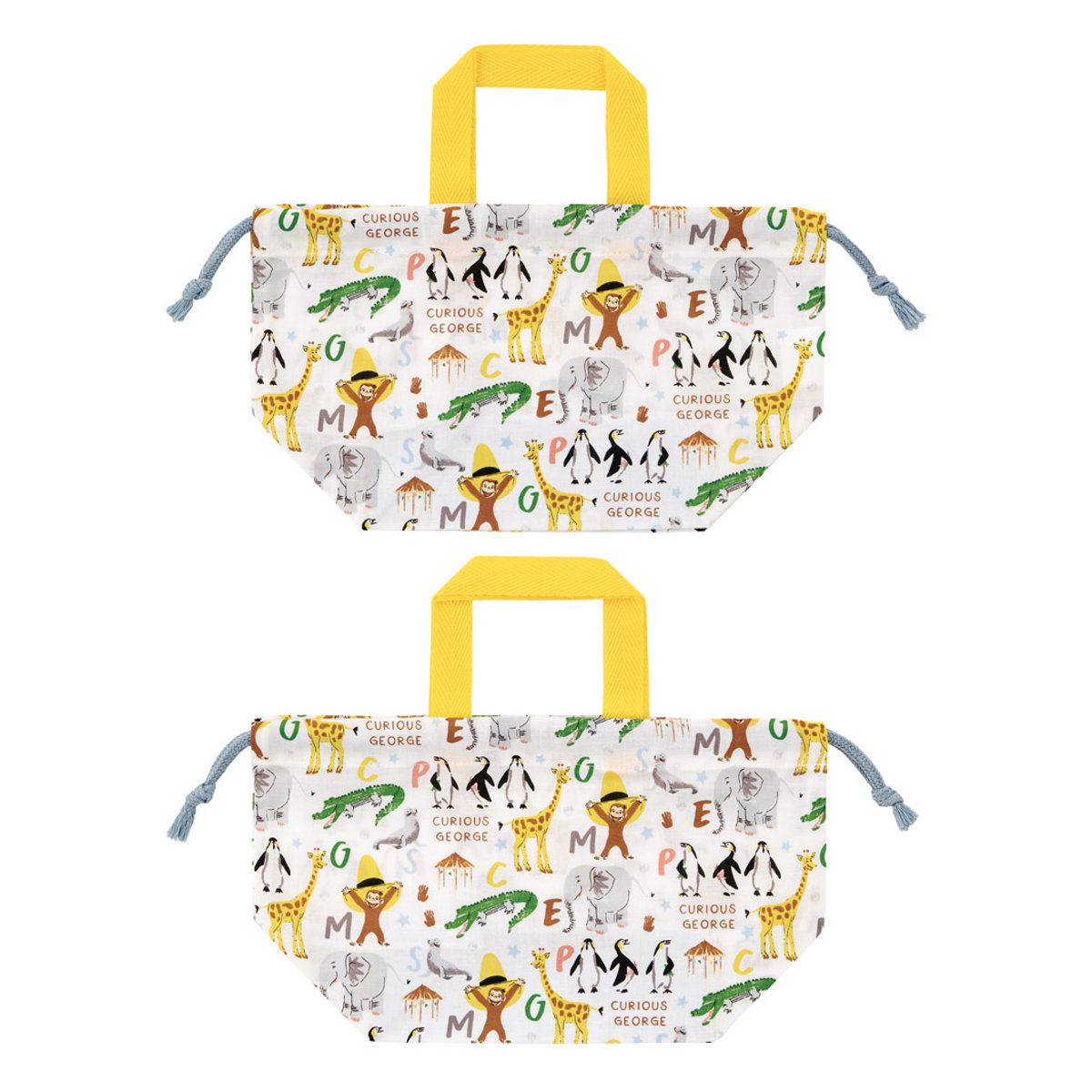 スケーター 弁当袋 ランチ巾着 おさるのジョージZOO （ ジョージ お