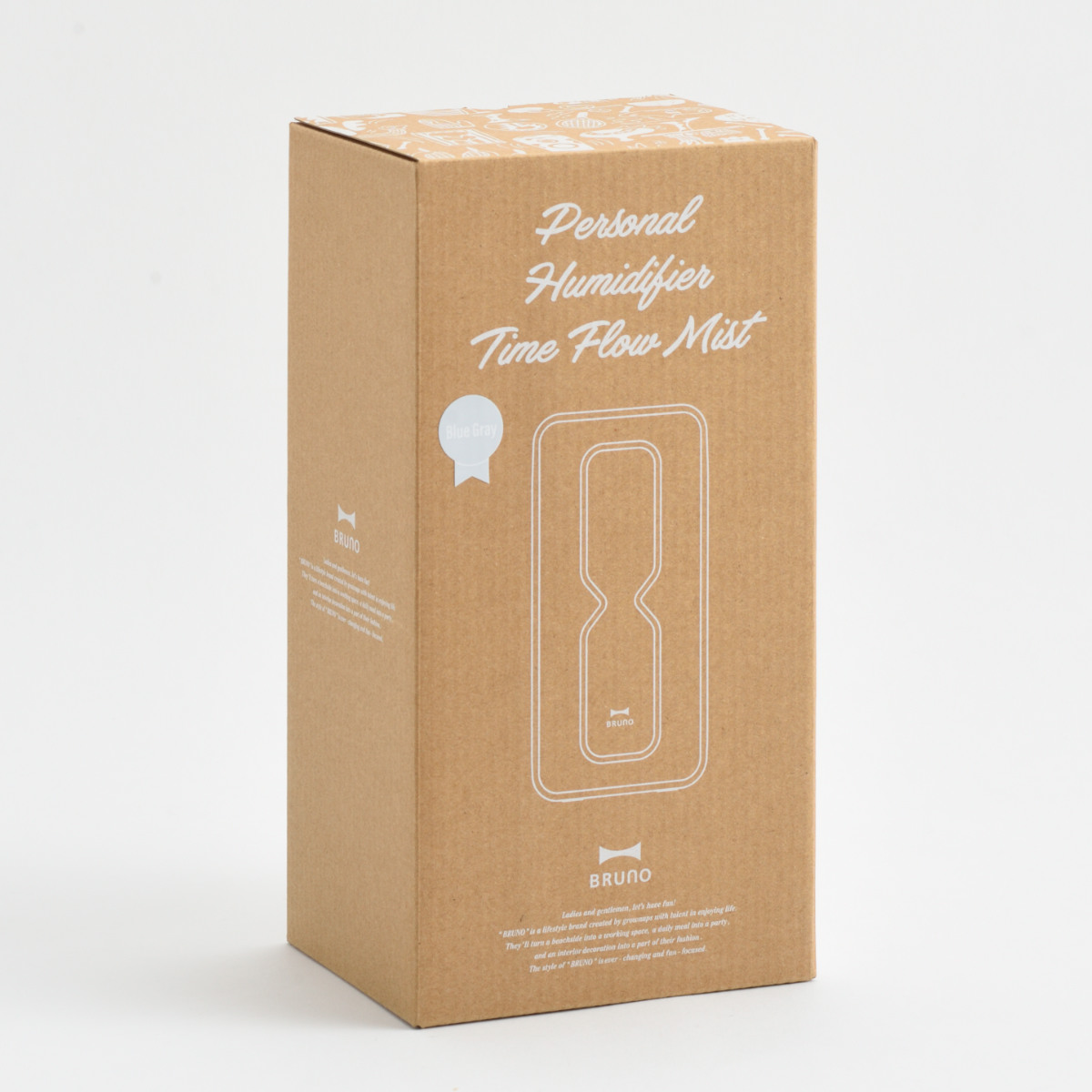 BRUNO（ブルーノ） 卓上加湿器 500ml TIMEFLOW MIST 超音波パーソナル 