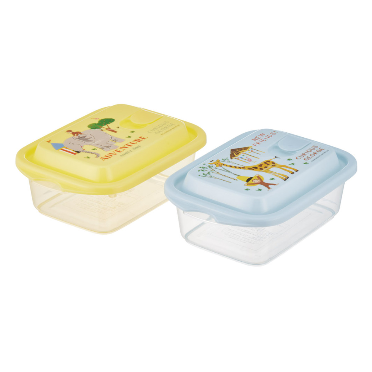 スケーター 保存容器 500ml エアー弁ふわっと保存容器 L おさるの