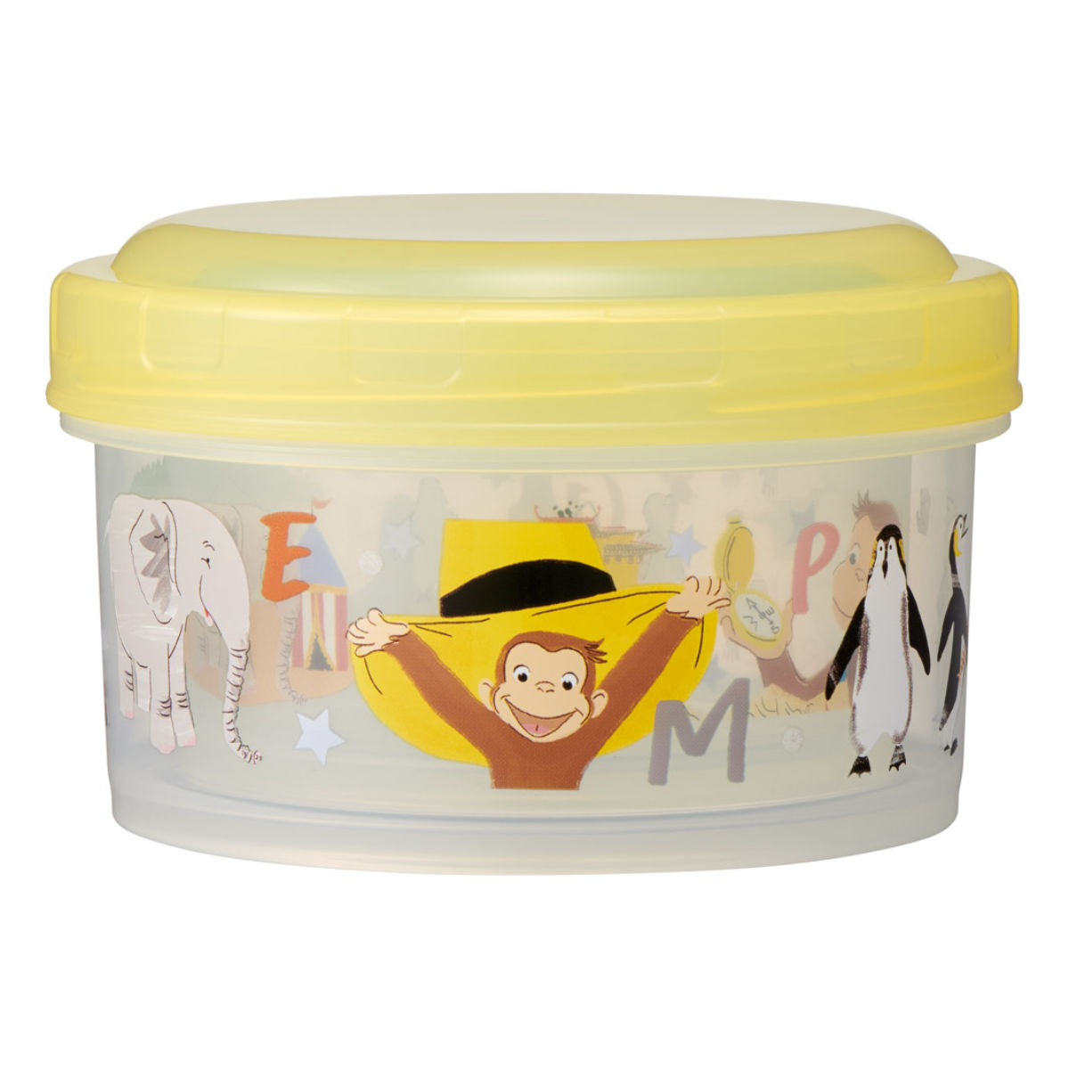 スケーター 保存容器 230ml 400ml 抗菌ラウンド型コンテナ おさるの