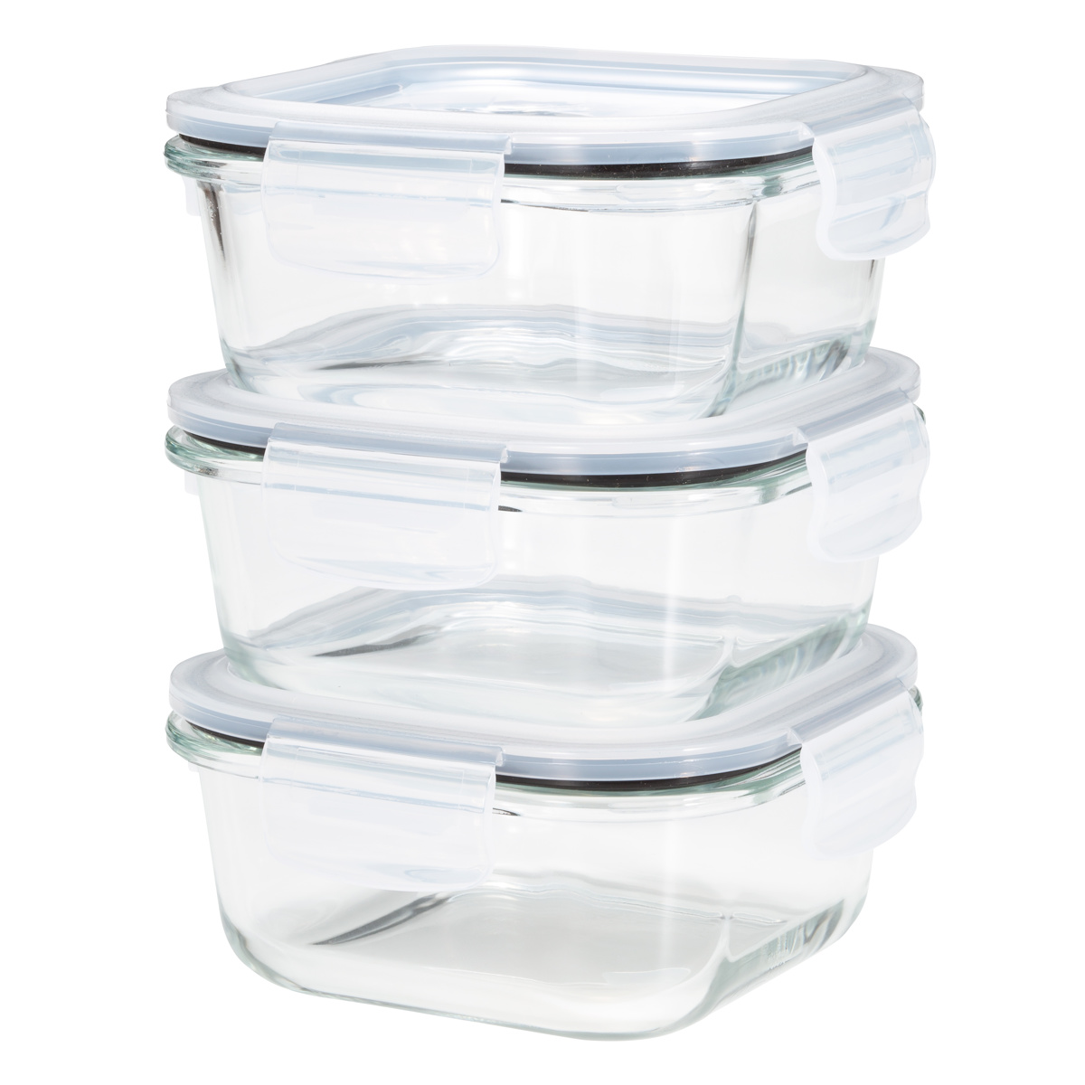 CB JAPAN（シービージャパン） 保存容器 520ml 耐熱ガラス保存容器 3個