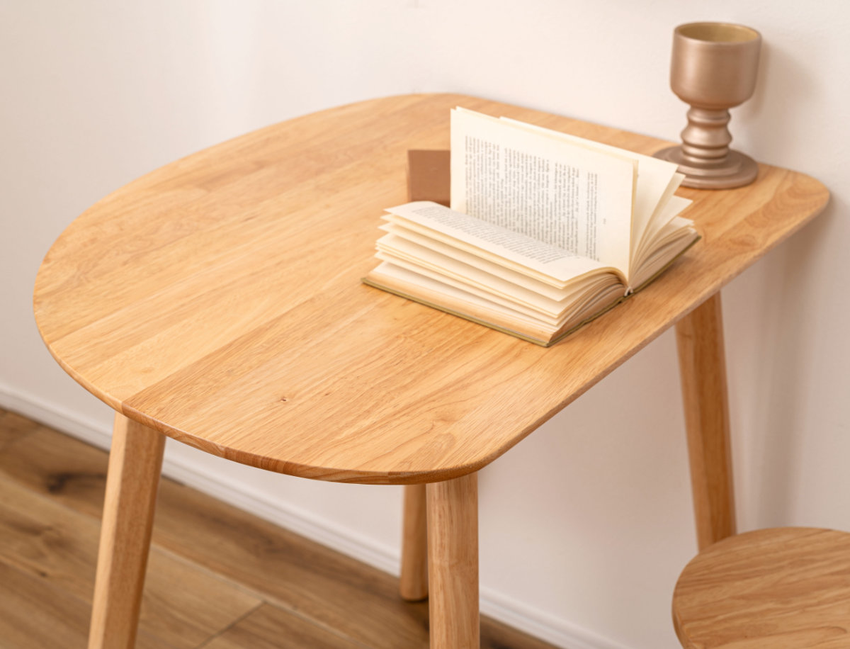 東谷 ダイニングテーブル 幅83cm 角丸 コンパクト （ 1人掛け 2人掛け