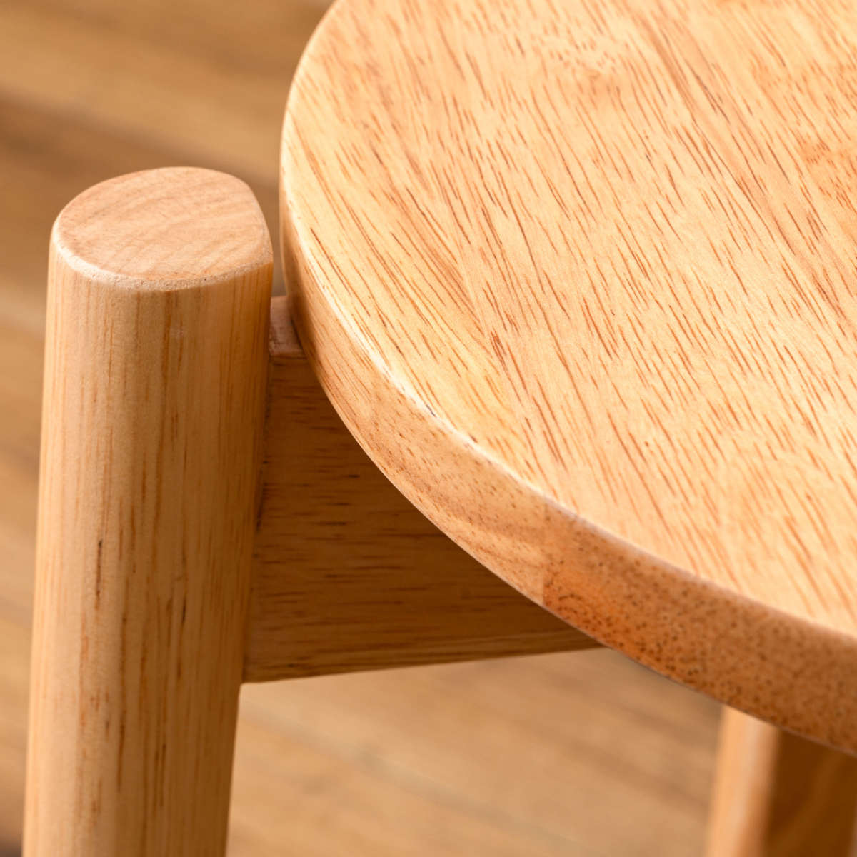 東谷 スツール 円型 高さ44.5cm スタッキング可能 （ 丸 円形 天然木