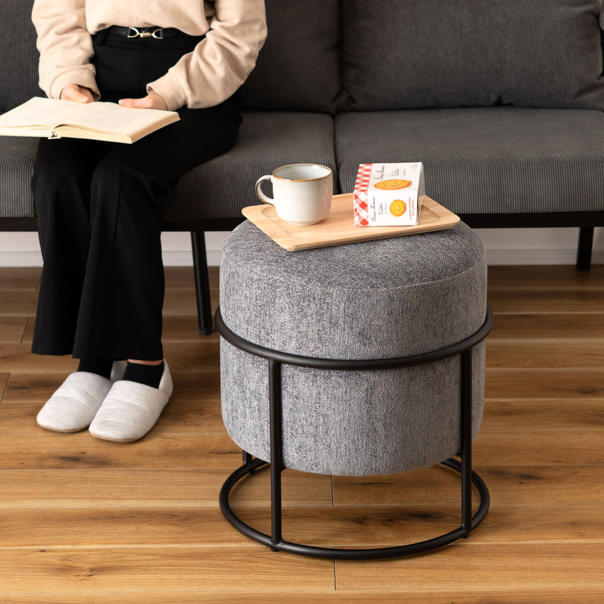Amazon.co.jp: スタッキングスツール 4脚セット 木製 クリア