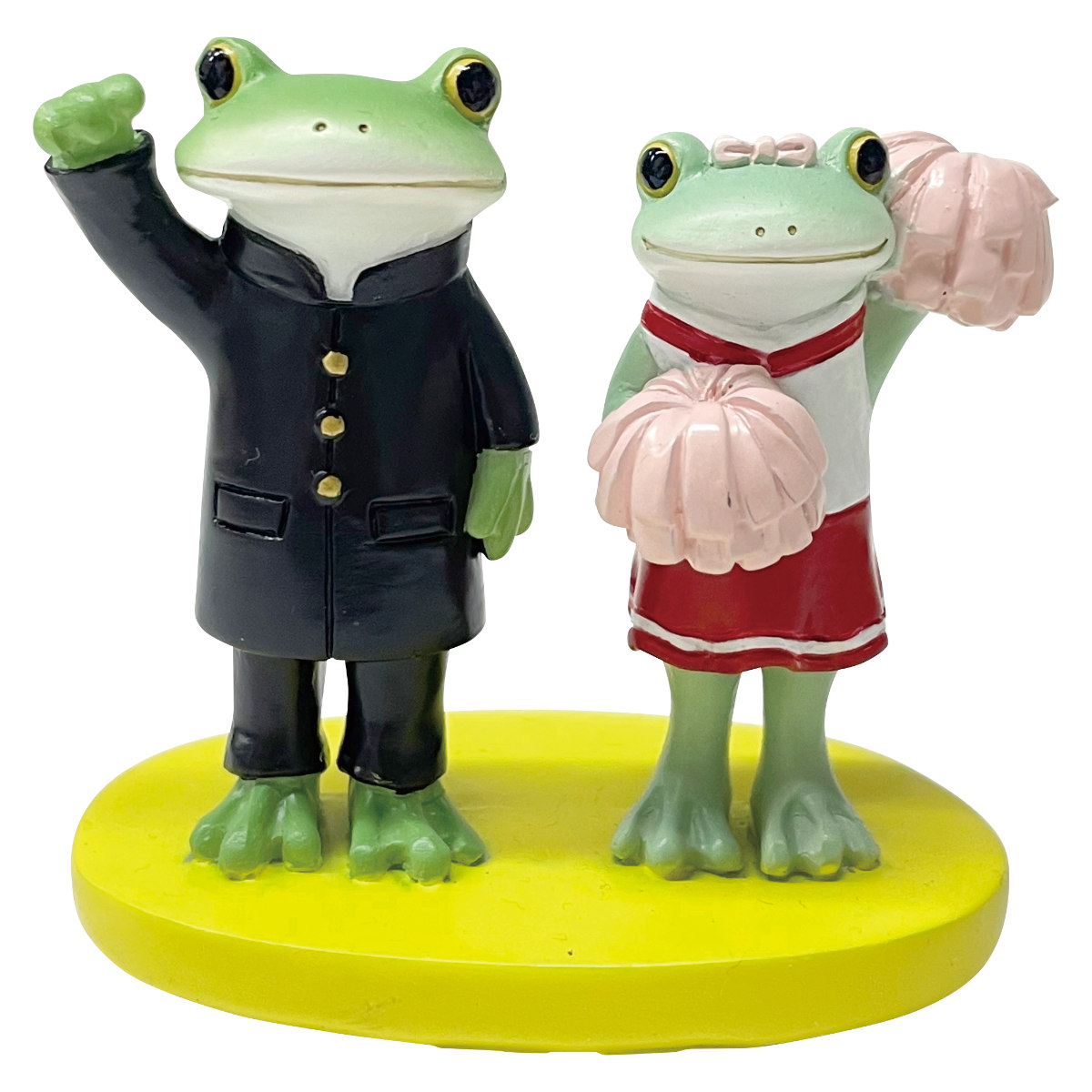 Copeau(コポー) コポタロウと仲間たち お野菜バンドのみ コポー 運動会 フレフレ！応援団 カエル 置物 （ Copeau 置き物