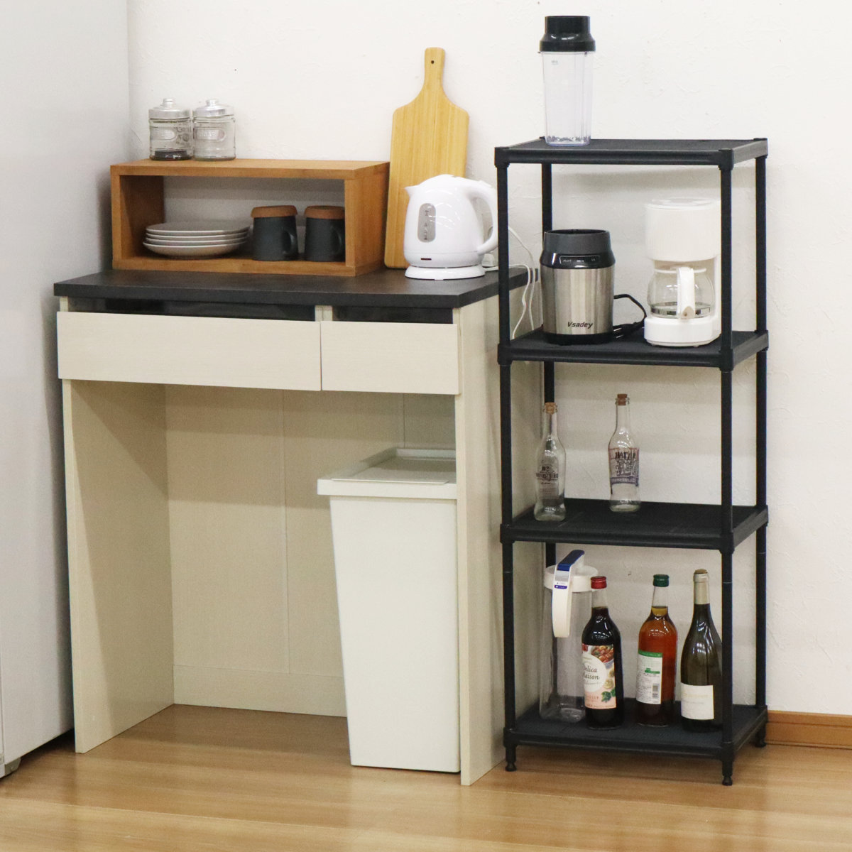 スペースエイジな棚　白 スペースエイジな棚白