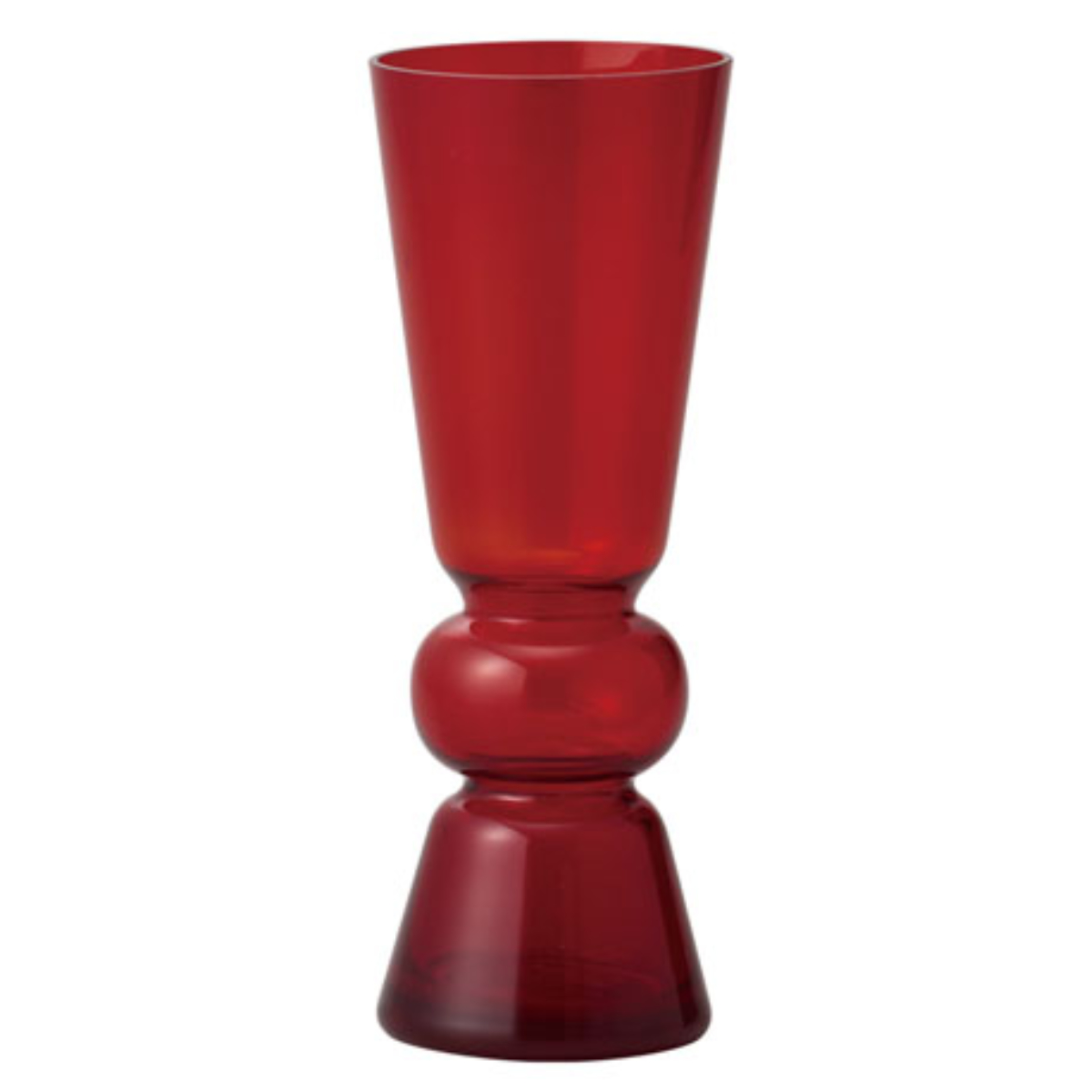 花瓶 valoa ヴァロア 7.5×20cm フラワーベース （ 花びん 花器 ガラス