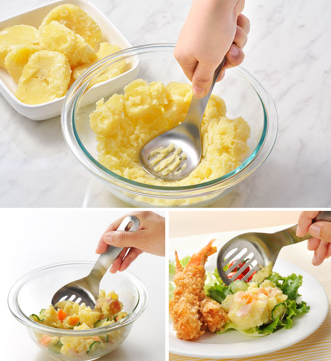 オークス マッシャースプーン ステンレス製 食洗機対応 箱入り