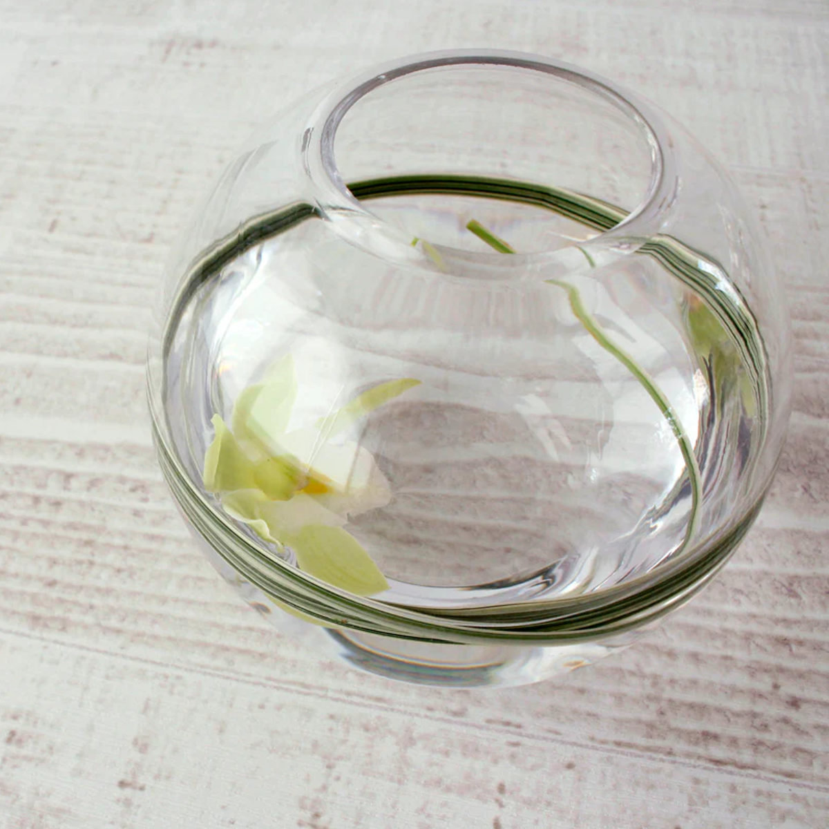 花瓶 GLASS orb グラスオーブ 直径11×高さ10cm フラワーベース