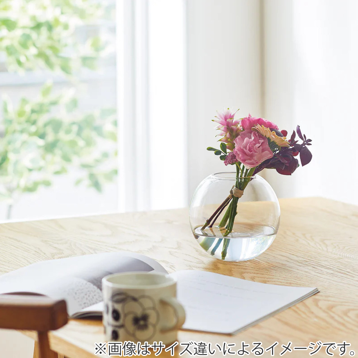 Amazon.co.jp: ガラス花瓶 透明 ガラス 花器 フラワーベース