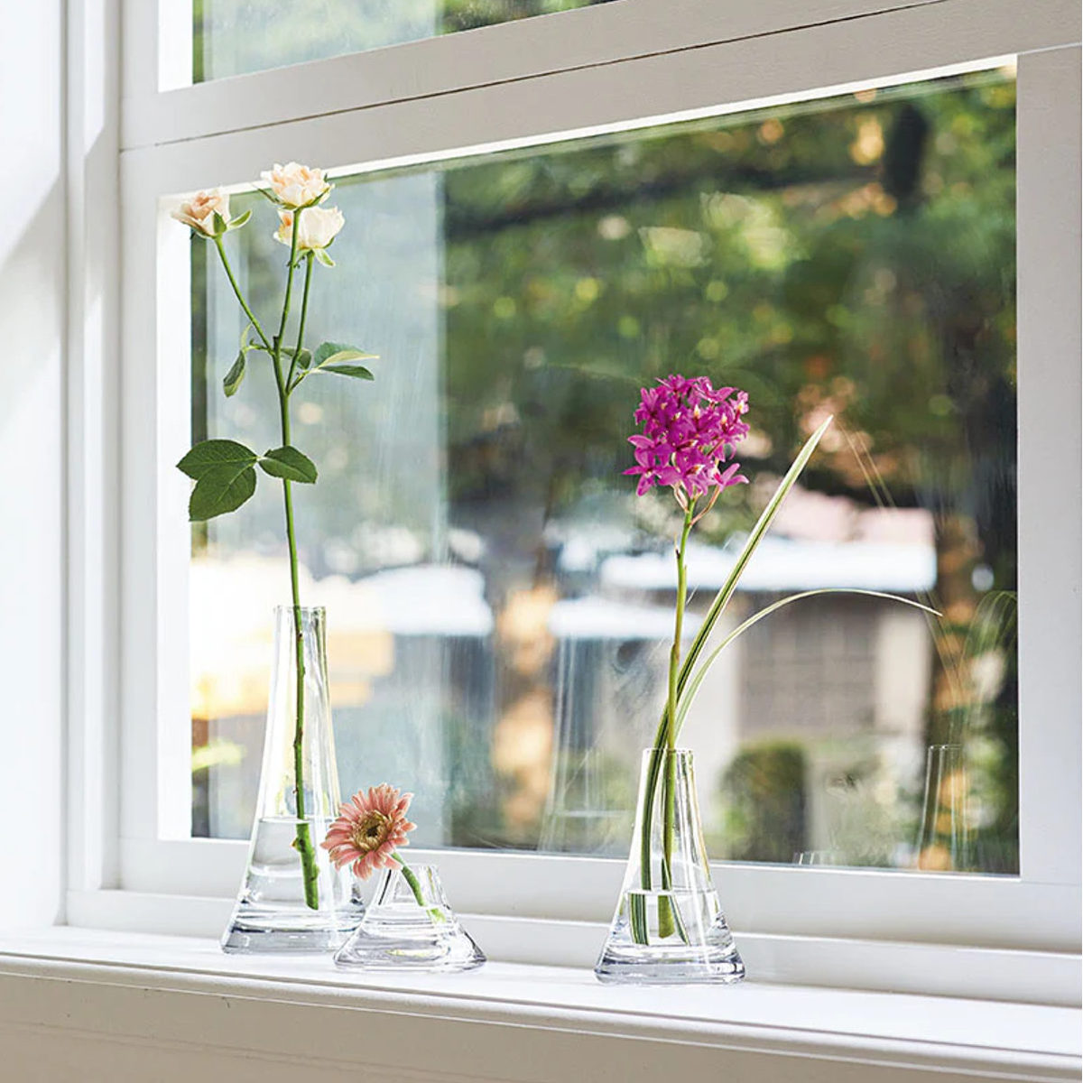 花瓶 fuji フジ 直径7.5×高さ5cm （ 花ビン 花びん 花器 ベース ガラス